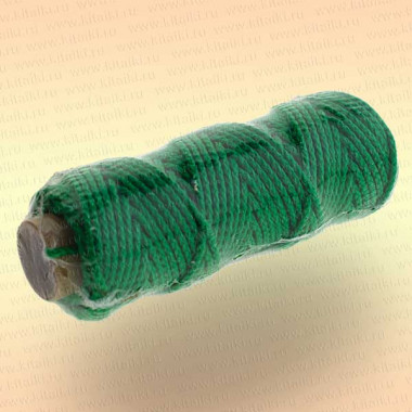 Шнур плетеный Стандарт, на бобине 20 м, диаметр 2,0 мм, зеленый