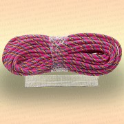 Шнур плетеный универсальный 20 м, диаметр 12 мм, розовый