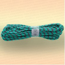 Шнур плетеный универсальный 20 м, диаметр 10 мм, зеленый