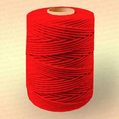 Шнур плетеный Стандарт, на бобине 500 м, диаметр 2,5 мм, красный