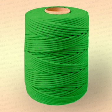 Шнур плетеный Стандарт, на бобине 500 м, диаметр 1,8 мм, зеленый