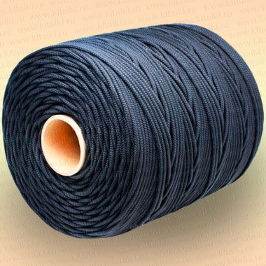 Шнур плетеный Стандарт, на бобине 300 м, диаметр 6 мм, черный