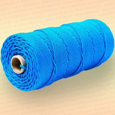 Шнур плетеный Стандарт, на бобине 250 м, диаметр 1,2 мм, синий