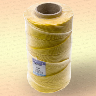 Шнур плетеный Универсал, 2,0 мм, 1000 м, желтый