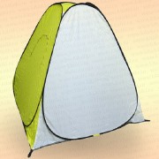 Палатка зимняя Mifine автомат, дно на молнии, желтая 2,2 м× 2,2 м× 1,7 м